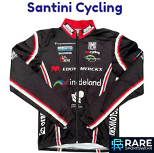 SANTINI EDDY MERCKX CYCLING JERSEY 36 Inch CHEST SMALL ADULT (V GOOD) LONGSLEEVE