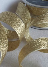 3,7,15,25,40mm Berisfords Sparkly Lame Ribbon Rose Gold Silver Copper Glitter