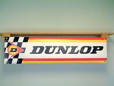 Dunlop Tyres Banner Vintage style Tire sign Retro Workshop Garage Wall Display