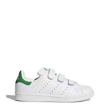 Adidas Stan Smith CF Juniors/Womens  Leather Trainers - All Size - White/Green.