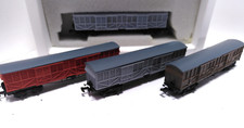 N Gauge GCR/LNER 15T Slatted Bogie Fish Van Wagon Twin Pack