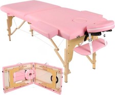 Portable Massage Table Folding Spa Beauty Bed 2 Sections