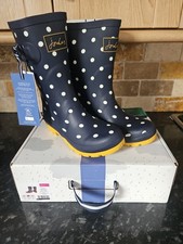 Girls Joules Molly Welly Navy