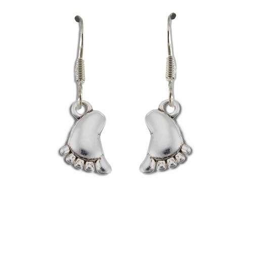 Baby foot drop earrings - foot,