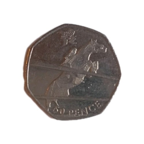 Olympic 50p equestrian - olympic, coin