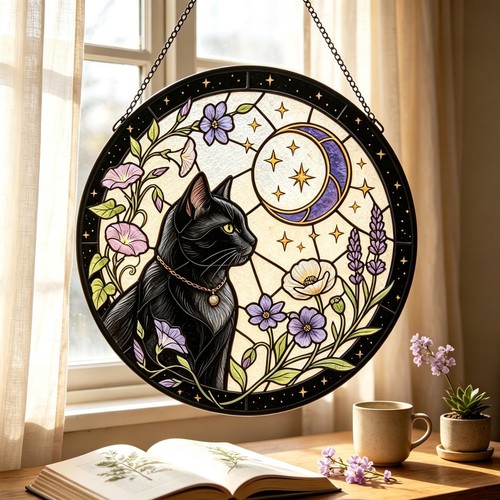 Moonlit morning glory black - moonlit,