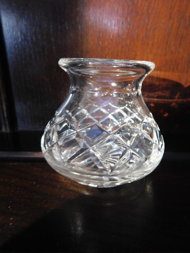 Decorative etched crystal rose - crystal,