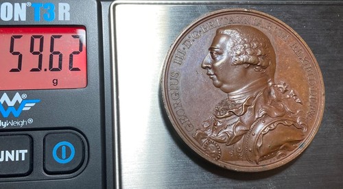 1820 top grade bronze - 1820, medal