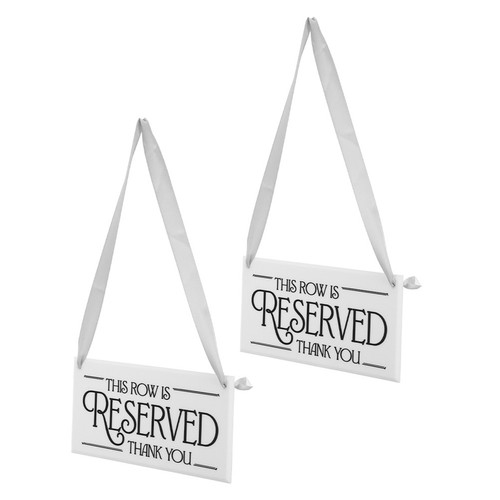 Pcs reserved chair - 2,