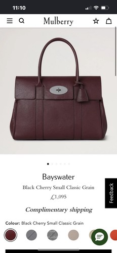 Mulberry bayswater tote bag - mulberry,