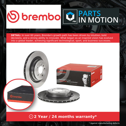 Brake discs pair vented - 2x,