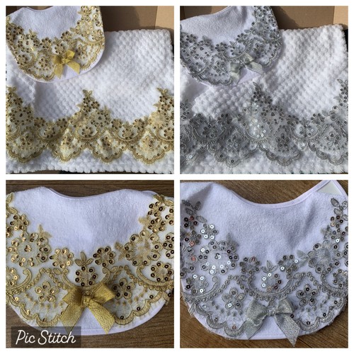 Romany baby white blanket - romany,