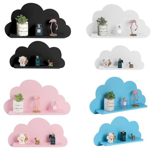 Cloud shape wood mounted - cloud,