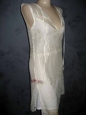 Claire Pettibone Luxury Lingerie Chemise Couture Lace Ivory TORY  S NeW $279