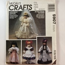 McCalls 5907 Dolls Clothes