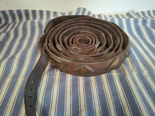Antique vintage long leather - vintage,