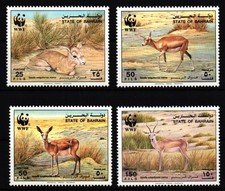 Bahrain 511-514 MNH Gazelles #IG231