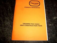 Triumph TSX Owners Handbook