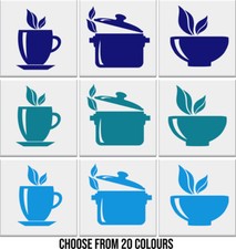 Kitchen tile stickers cup - tile,
