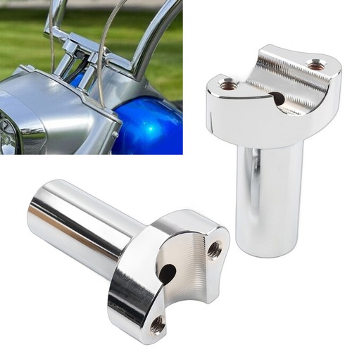 Straight handlebar risers - 3.5",