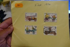 Full set vintage fire engines