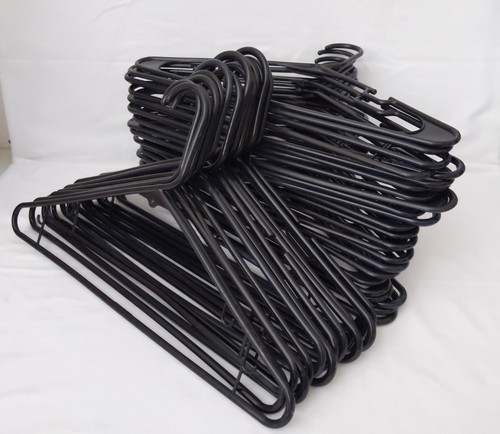 Black plastic clothes - 40,