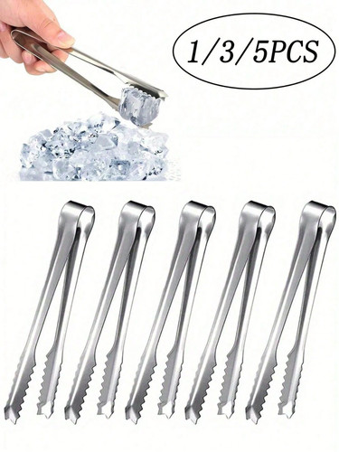 Ice cube tongs - ice, stainless