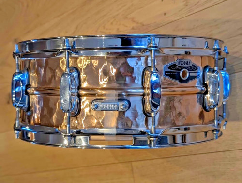 Tama hammered bronze snare - tama,
