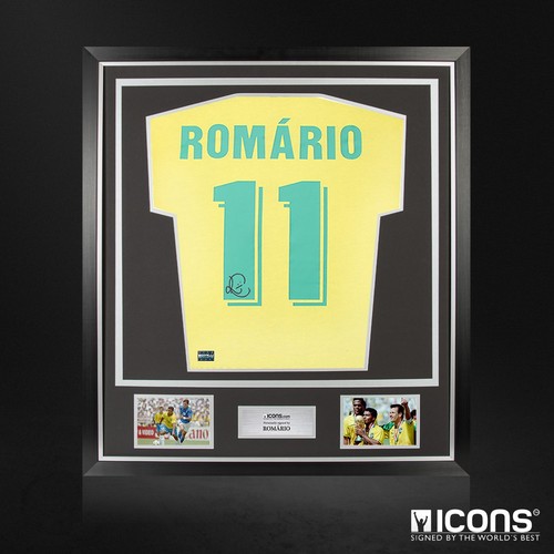 Romario back signed - back, brazil