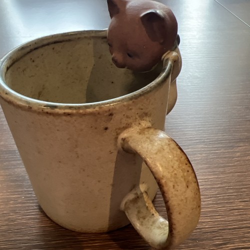 John buck pottery mug - pottery, with