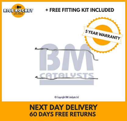 Centre exhaust pipe fitting - pipe, &