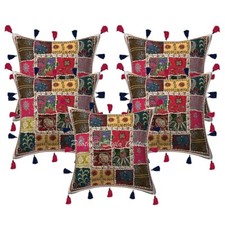 Patchwork Cushion Cover Ethnic