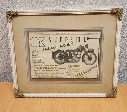 Vintage framed supreme - framed, ok
