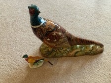 Beswick Pheasant Figurine No 1226 and  Miniture Curvetail in Mint condition