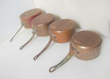 Vintage Copper Pan Set Kitchen