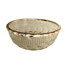Vintage Glass Bowl Silver