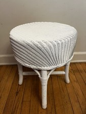 Antique French White Wicker