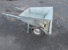 (SOLD) Galvanized Steel Surface Dressing Barrow Chipping Barrow