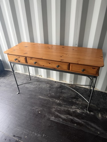 Ducal pine table - pine, drawers