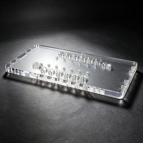Clear guitar string through - clear,