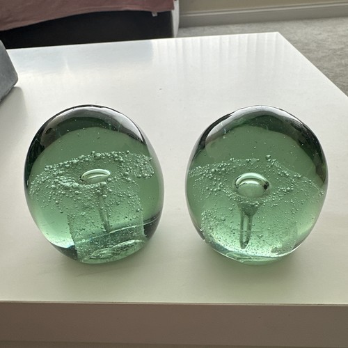 Victorian green glass dump - green,