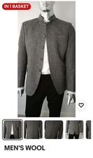 Men's Tweed Blazer Nehru