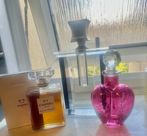 Empty glass perfume scent - empty,