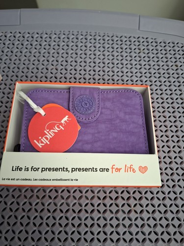 Kipling purple purse wallet - kipling, purse/wallet