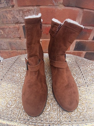 Tan wedge ankle - (tesco),