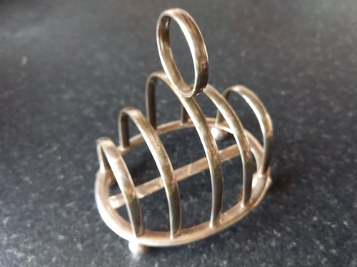 Silver plated edwardian toast - silver-plated,