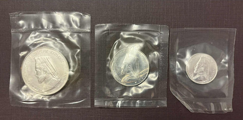 Rare makarios silver medal - medal, set