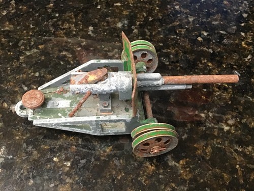 Vintage meccano field gun - vintage,