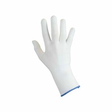 White Polyester Knitted Liner Work Safety Gloves