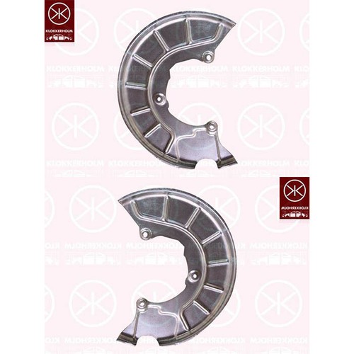 Brake backing plate - backing, dust